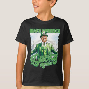 Camiseta Hacer a Estados Unidos otra vez afortunado a Trump