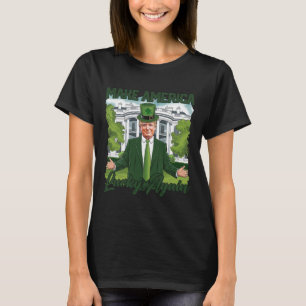 Camiseta Hacer a Estados Unidos otra vez afortunado a Trump