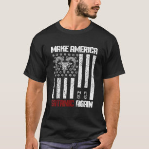 Camiseta Hacer a Estados Unidos Satánico de nuevo, Estados 