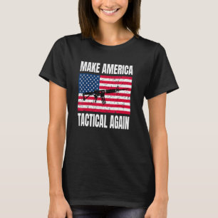 Camiseta Hacer a Estados Unidos táctico de nuevo, derechos 