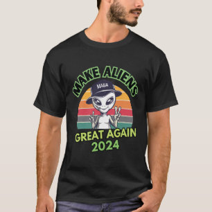 Camiseta Hacer a los extranjeros grandes de nuevo graciosos