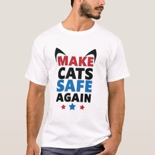 Camiseta Hacer a los gatos seguros de nuevo el voto elector