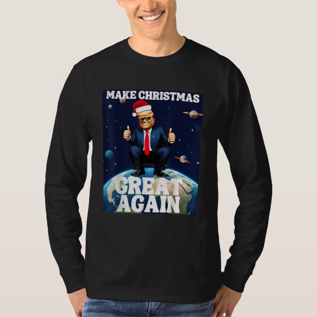 Camiseta Hacer a los Navidades geniales de nuevo Navidad Gr (Anverso)