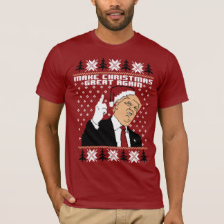 Camiseta Hacer a los Navidades grandes de nuevo especialida