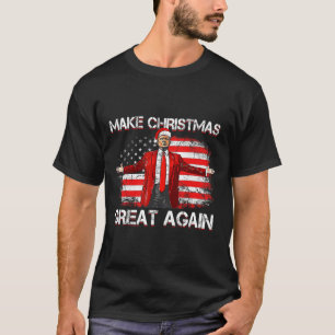 Camiseta Hacer a los Navidades grandes de nuevo Santa Funny