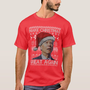 Camiseta Hacer a los Navidades grandes otra vez contra la f