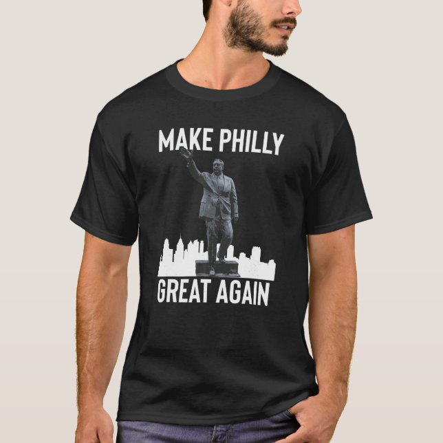 Camiseta Hacer a Philly Grande De Nuevo Alcalde Frank Rizzo (Anverso)