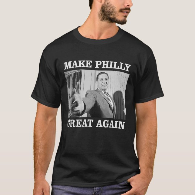 Camiseta Hacer a Philly Grande De Nuevo Alcalde Frank Rizzo (Anverso)