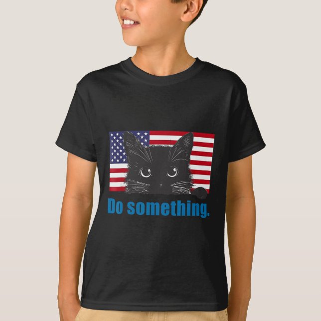 Camiseta Hacer algo Michelle Obama (Anverso)
