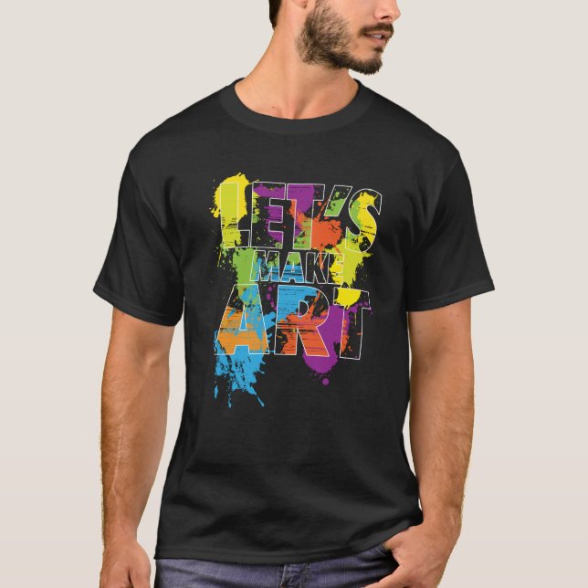 Camiseta Hacer arte (Anverso)