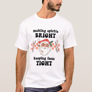 Camiseta Hacer brillar a los espíritus Manteniendo las cara