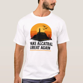Camiseta Hacer de Alcatraz un gran diseño retro