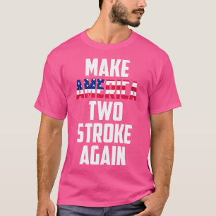 Camiseta Hacer de Estados Unidos la vuelta a la motocicleta