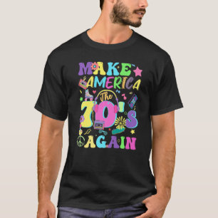 Camiseta hacer de Estados Unidos los 70 una vez más Groovy 