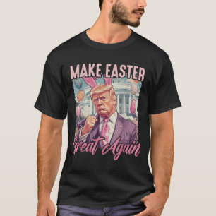 Camiseta Hacer de la Pascua una vez más divertida a Trump B