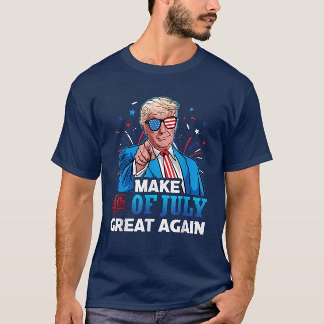Camiseta Hacer del 4 de julio un gran día de la independenc (Anverso)
