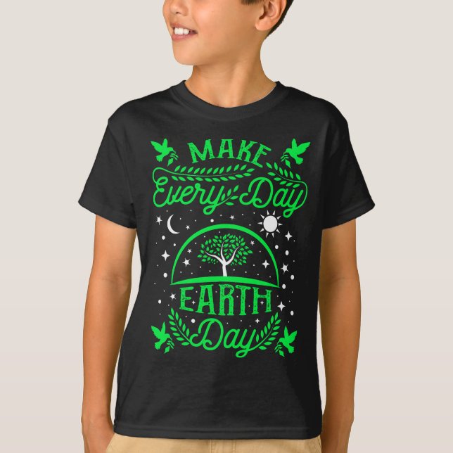 Camiseta Hacer del Día de la Tierra Día a Día (Anverso)