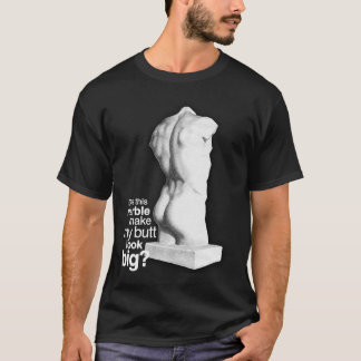 Camiseta Hacer ejercicio con escultura clásica y decir