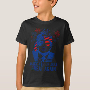 Camiseta Hacer El 4 De Julio Grande Otra Vez Hombres Fun Ba