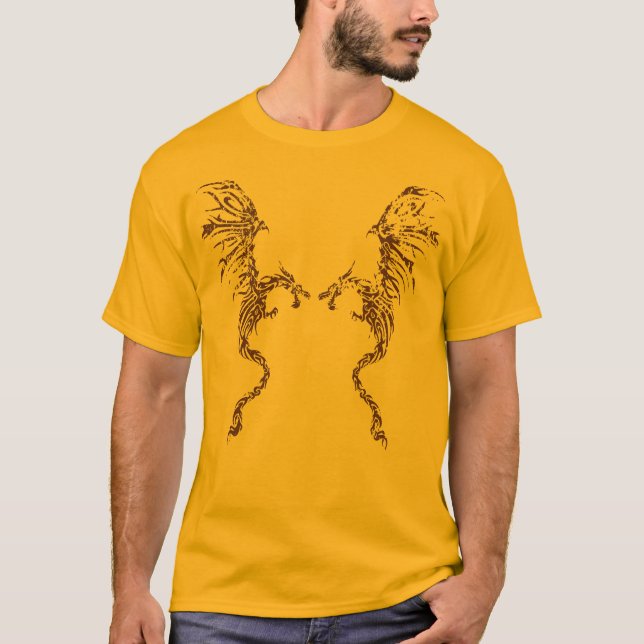 Camiseta Hacer frente a dragones (Anverso)