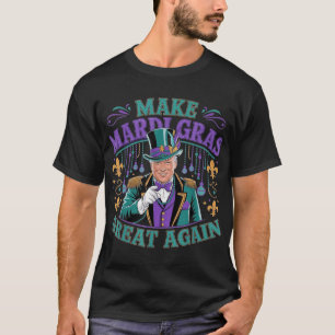 Camiseta Hacer grande al Mardi Gras de nuevo disfraz divert
