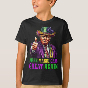 Camiseta Hacer grande al Mardi Gras otra vez divertido a Tr