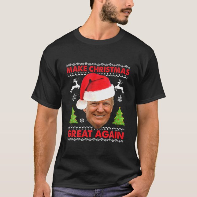 Camiseta Hacer grandes a los Navidades otra vez a los Navid (Anverso)