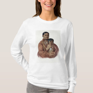Camiseta Hacer-Hon-Va, una mujer de Osage