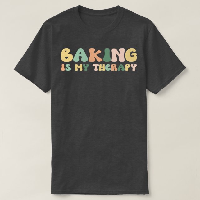 Camiseta Hacer Hormigón Es Mi Terapia Para Su Comida (Diseño del anverso)