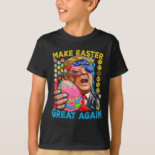 Camiseta Hacer la Pascua Grande De Nuevo Trump Bandera De B