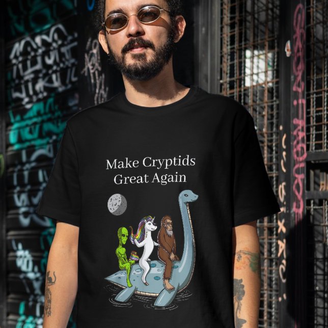 Camiseta Hacer las criptias grandes de nuevo Tee Alien Unic (Subido por el creador)