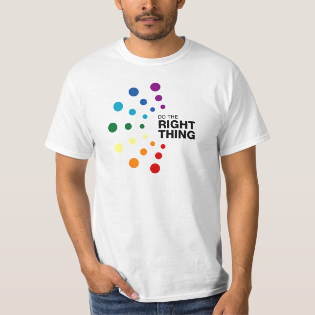 Camiseta Hacer Lo Correcto (02) (Anverso)