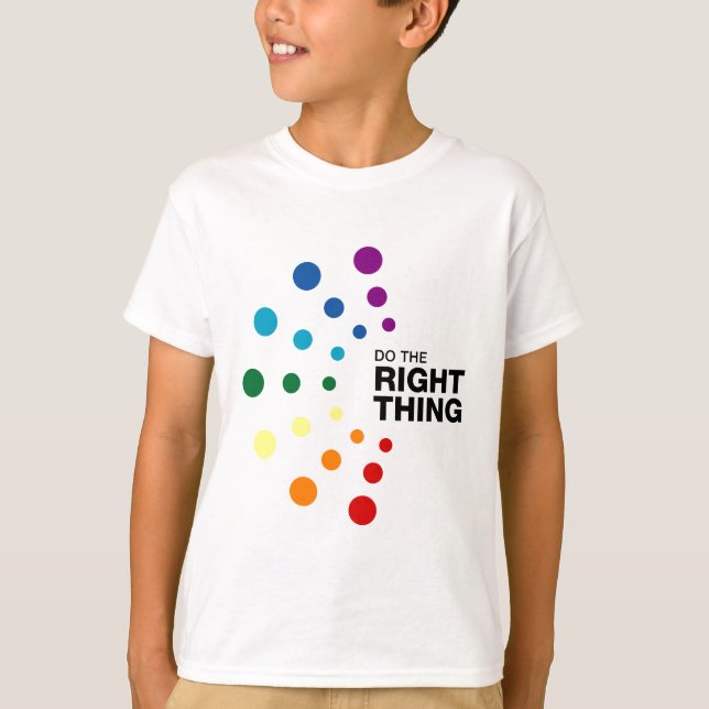 Camiseta Hacer Lo Correcto (02) (Anverso)