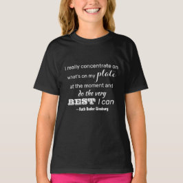 Camiseta Hacer Lo Mejor Que Pueda RBG Cita Inspiradora