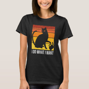 Camiseta Hacer lo que quiero Moody Cat