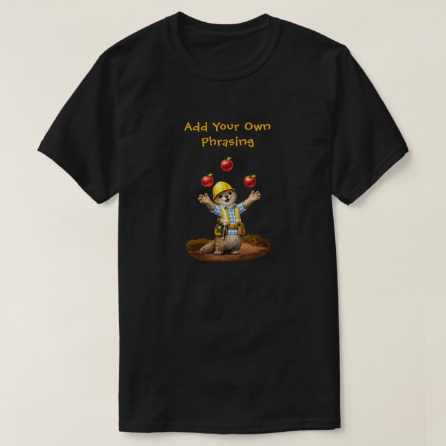 Camiseta "Hacer malabares" (Diseño del anverso)