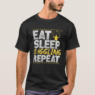 Camiseta Hacer Malabares Comer Dormir Repetir Circo Hobby M