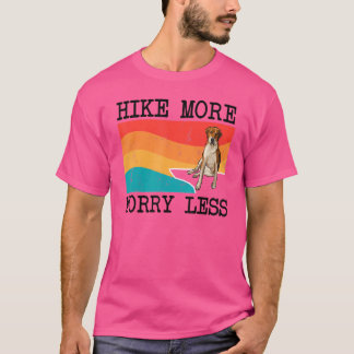 Camiseta Hacer más excursiones y preocuparse menos gráfico