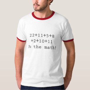 Camiseta Hacer--matemáticas