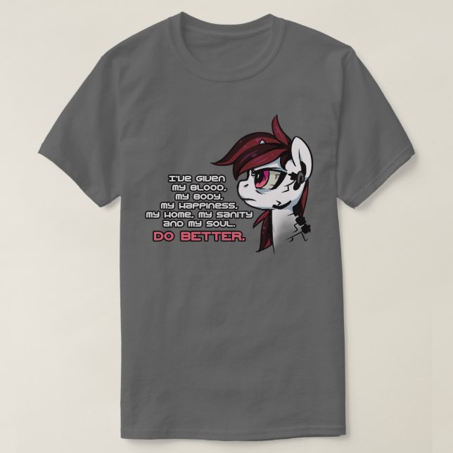 Camiseta Hacer mejor (Diseño del anverso)