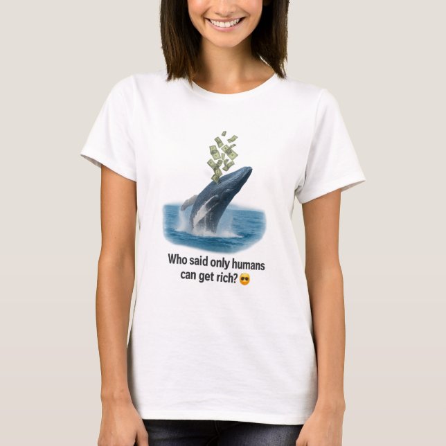 Camiseta Hacer olas, hacer dinero - Poster de poder de ball (Anverso)