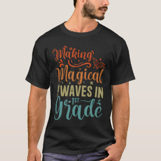 Camiseta Hacer olas mágicas en profesora de sirvienta de pr