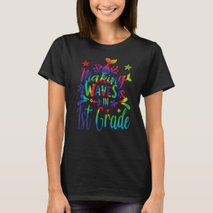 Camiseta Hacer Ondas En Sirenita De 1er Grado De Vuelta A L