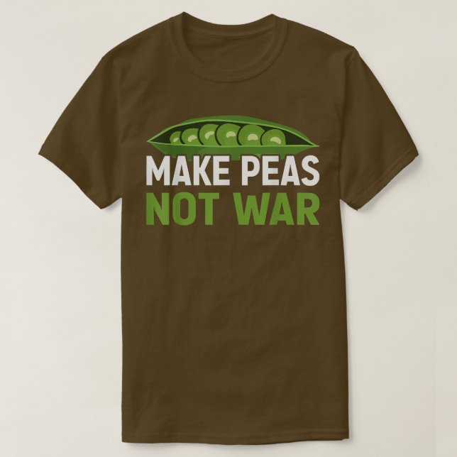 Camiseta Hacer peas no guerra 944 (Diseño del anverso)