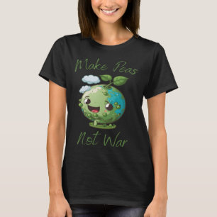Camiseta Hacer peas no guerra Vegetariano Vegetariano Plant