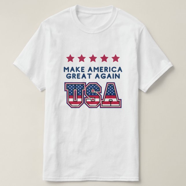 Camiseta Hacer que américa sea grande de nuevo Estados Unid (Diseño del anverso)