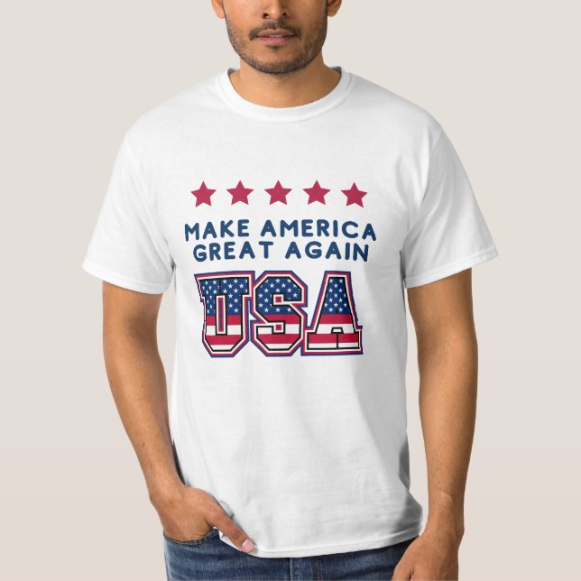 Camiseta Hacer que américa sea grande de nuevo Estados Unid (Anverso)