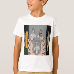 Camiseta hacer que apuntes como gato y ángel T-Shirt
