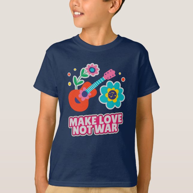 Camiseta Hacer que el amor no sea la guerra (Anverso)