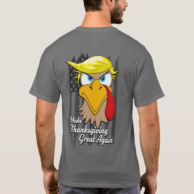Camiseta Hacer que el día de Acción de Gracias vuelva a ser (Reverso)